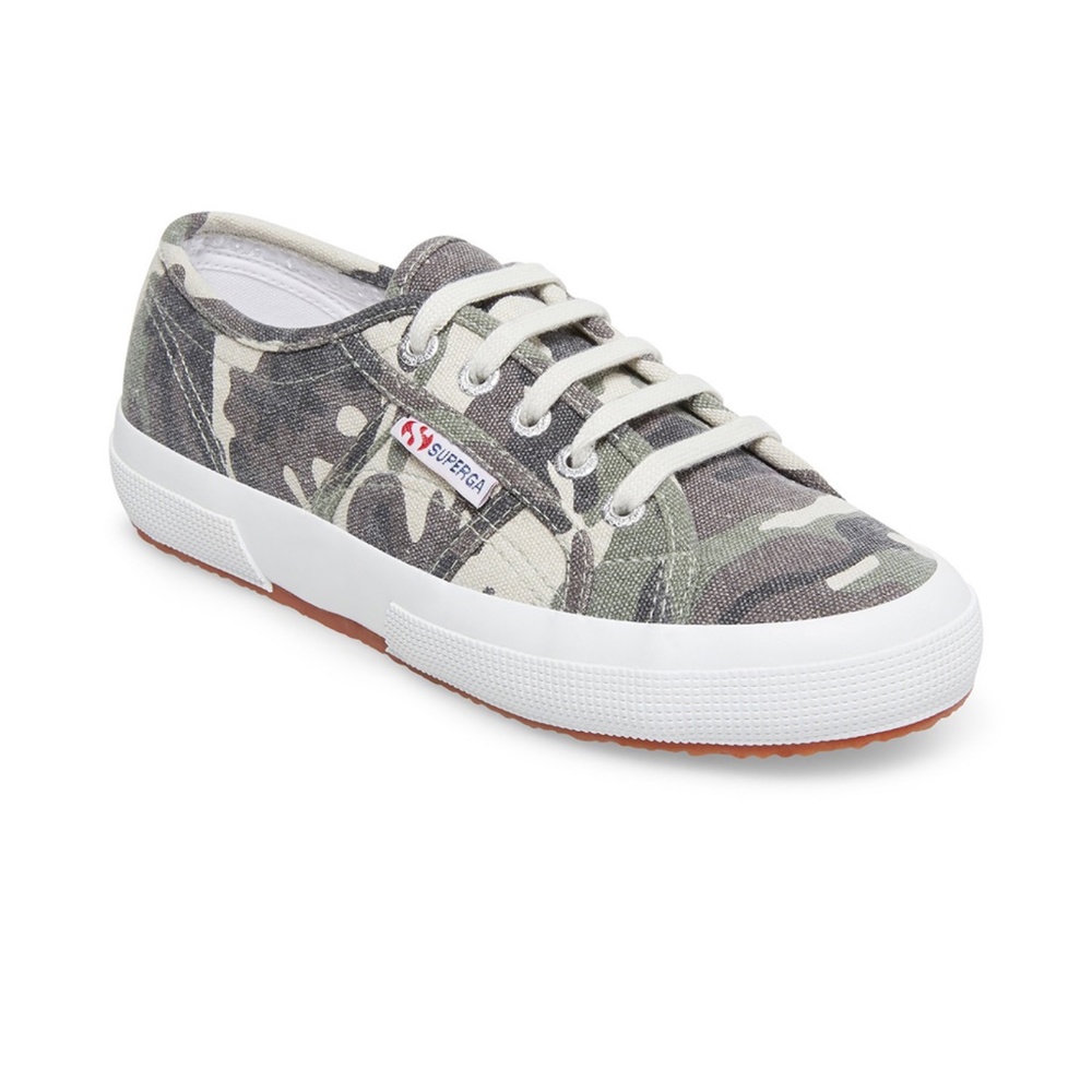 Superga 2750 Cotton Camo Sneaker W Size 7.5